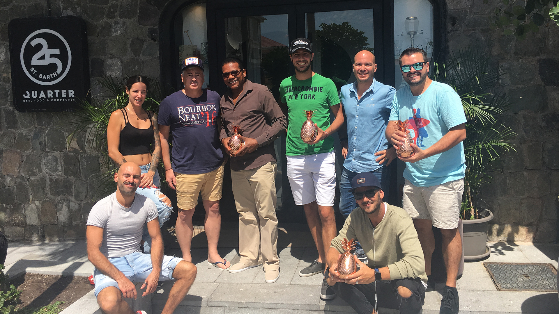 Master Mixology Staff training in collaboration with Le 25 Quarter – St Barths – April 2018